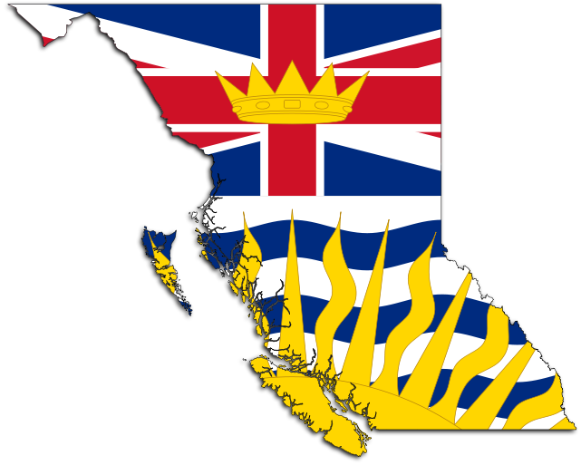 Map of British Columbia